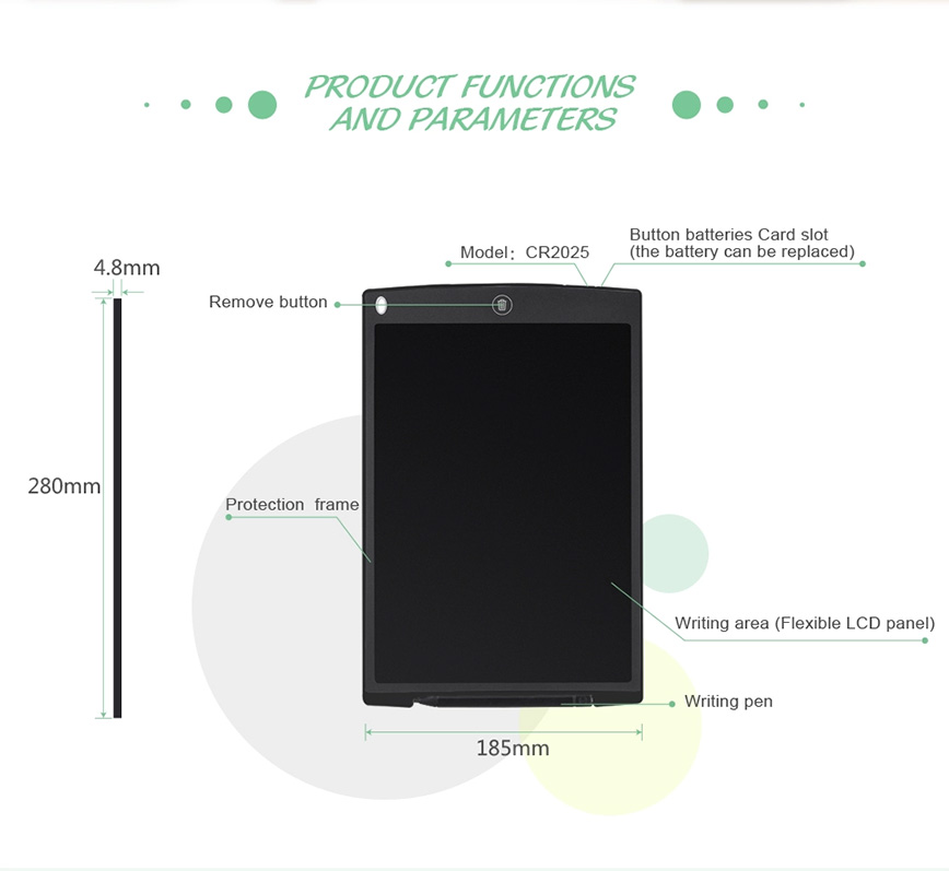 12 LCD Writing Tablet